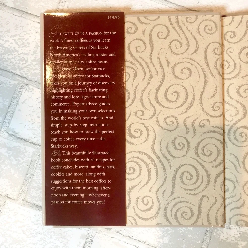 Vintage Starbucks Passion For Coffee First Edition 1994 Hardcover Recipe Book